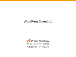 WordPressSpeedUp-jp