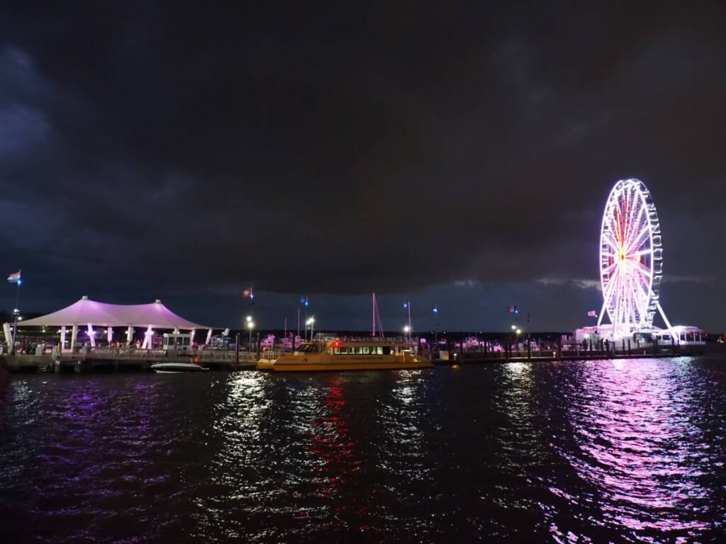 ナショナルハーバーの夜景